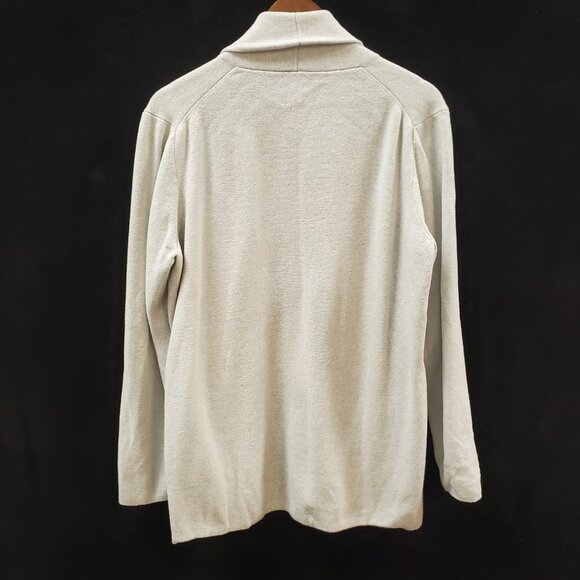 J Crew Womens Chelsea Sweater Blazer Size XL Gray Preppy Academia Clean Girl - Picture 3 of 10